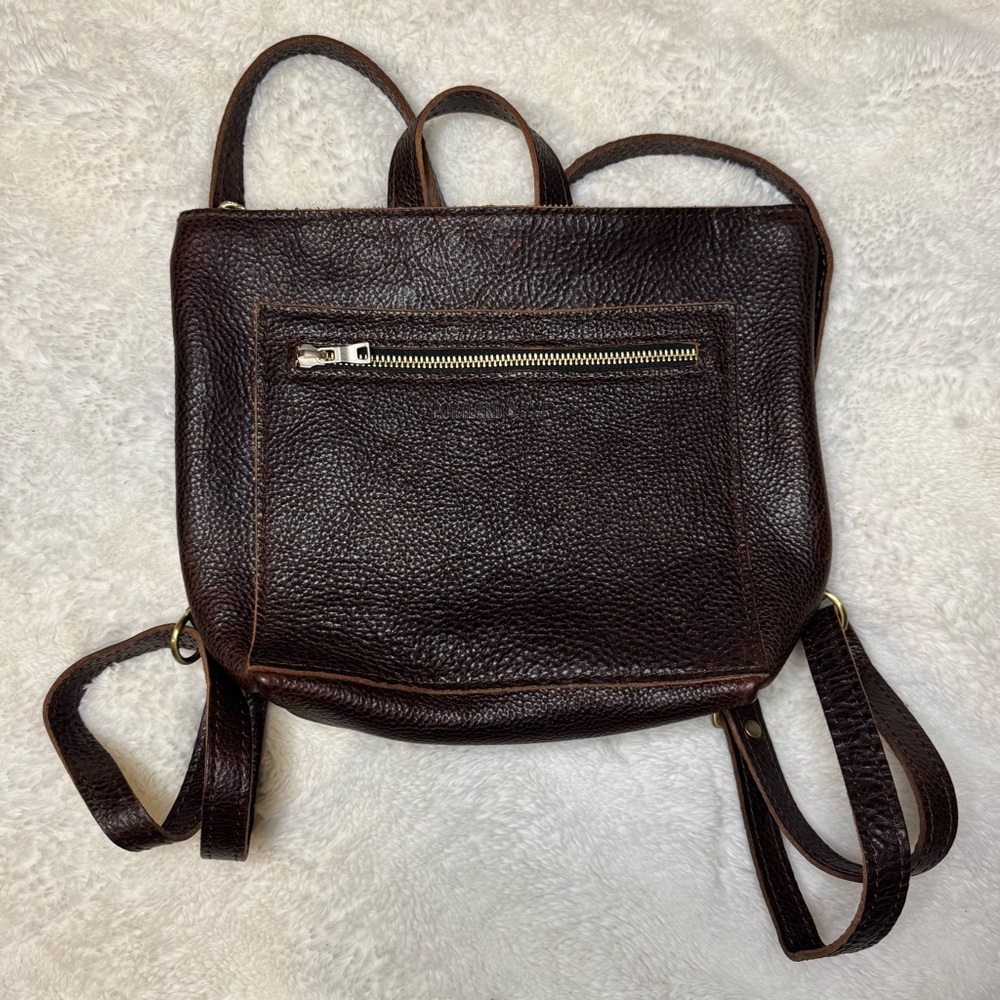 Portland Leather Goods Mini Tote backpack Cold brew - Picture 6 of 12